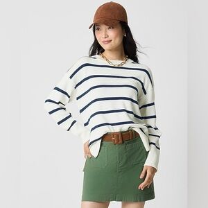 100% Cotton J.Crew Wide-Hem Sweater